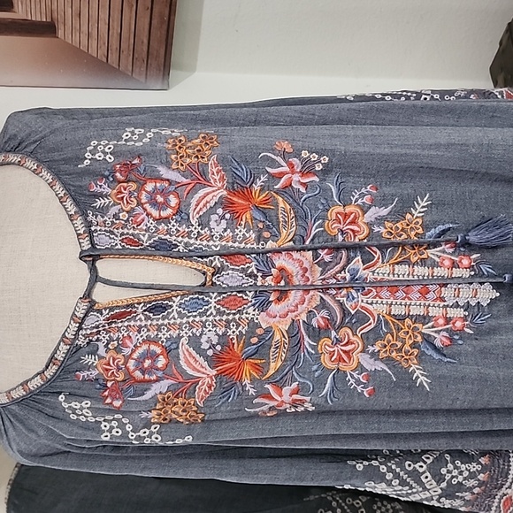 NWT JOHNNY WAS PEASANT DRESS SIZE M - Picture 5 of 8